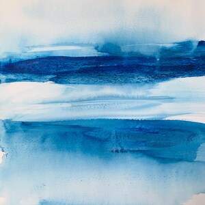 Original watercolor: “Il fiume Piave”