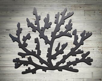 Size varies Sea Coral/Plant Collection of 3 Metal Wall Art Decor Size varies Sea Coral/Plant Collection of 3 Metal Wall Art Decor