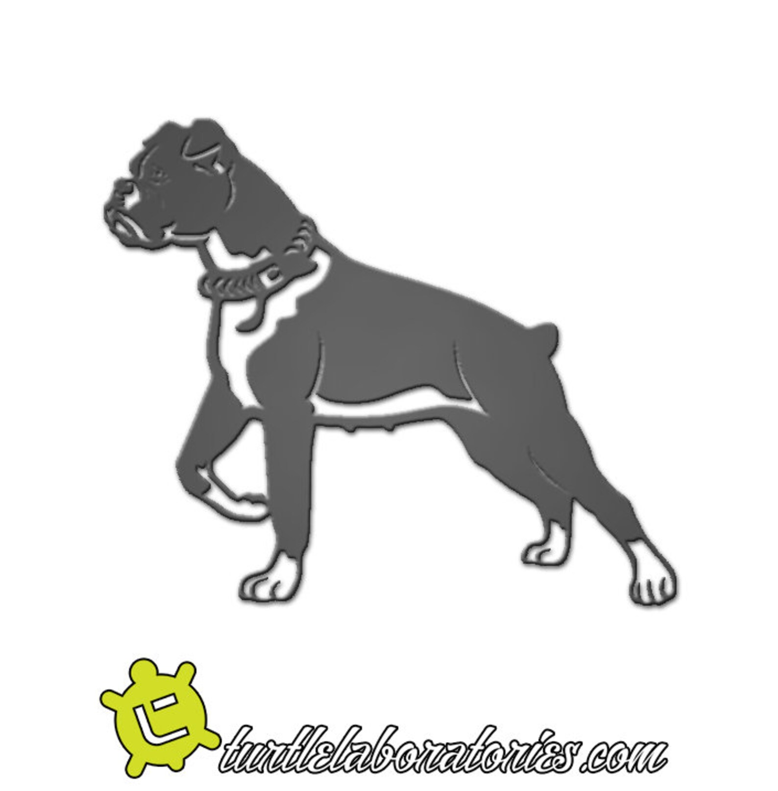 Boxer Standing Dog Metal Wall Art Hanging Home Decor Etsy