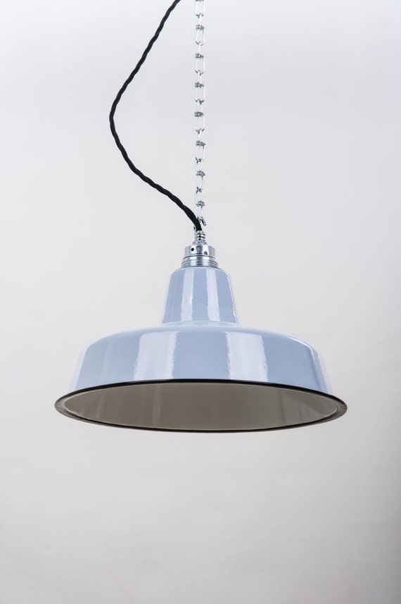 Industrial Factory Shade Enamel Ceiling Lighting Lamp Etsy