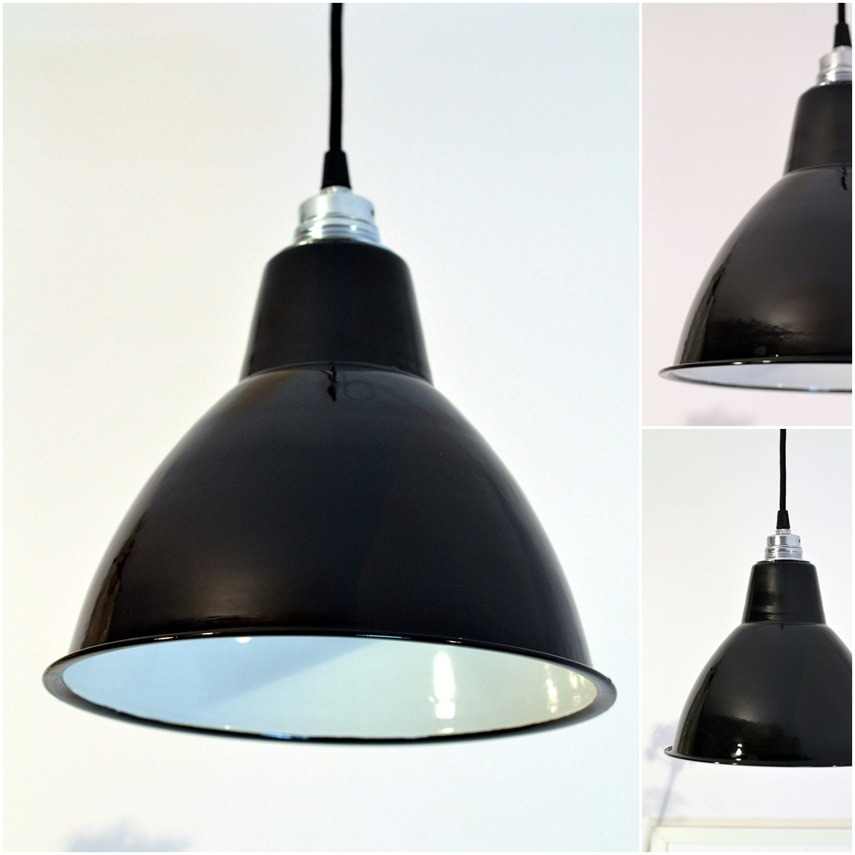 LÁMPARAS INDUSTRIALES de TECHO 25cm art deco bauhaus Lámpara Etsy