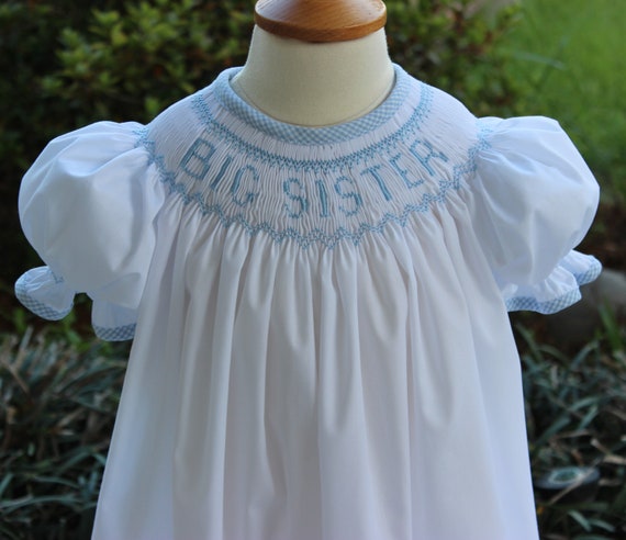 Monogrammed clearance smocked dress