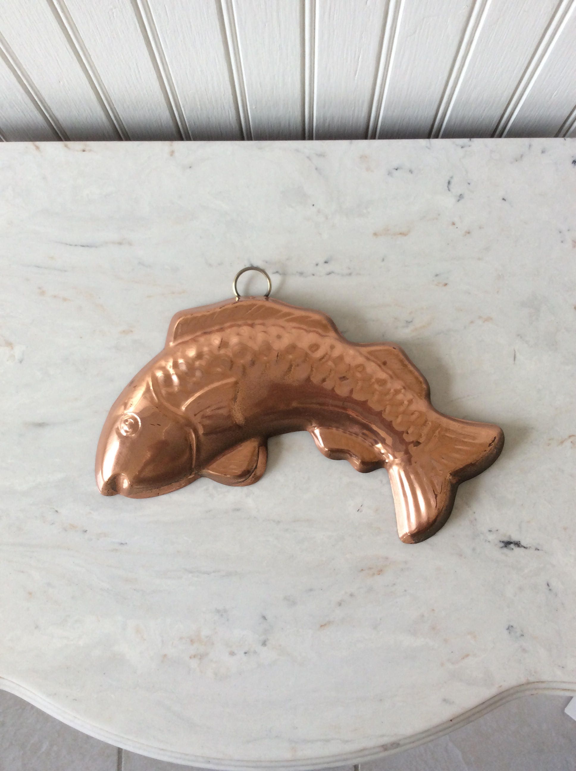 Vintage Copper Fish Molds Made in USA Jello Molds Kitchen Etsy