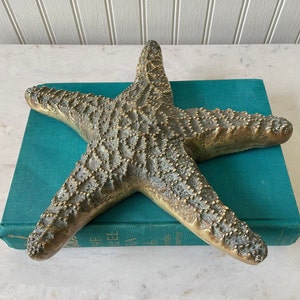 Mid 20th Century Brass Sea Shell Nautilus Planter on Starfish Base