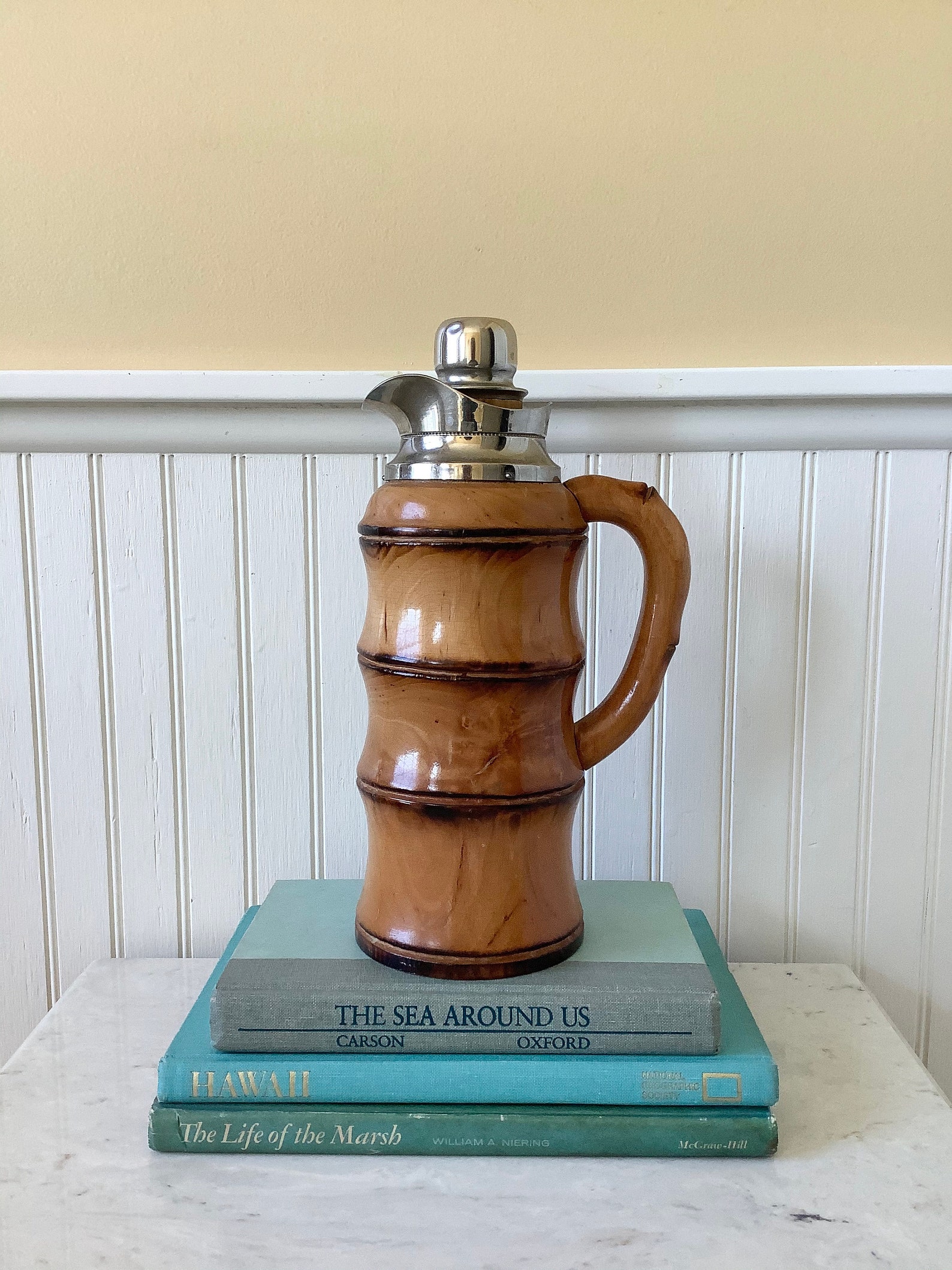 Vintage Italian Bamboo Thermos by Aldo Tura for Macabo Rare Etsy