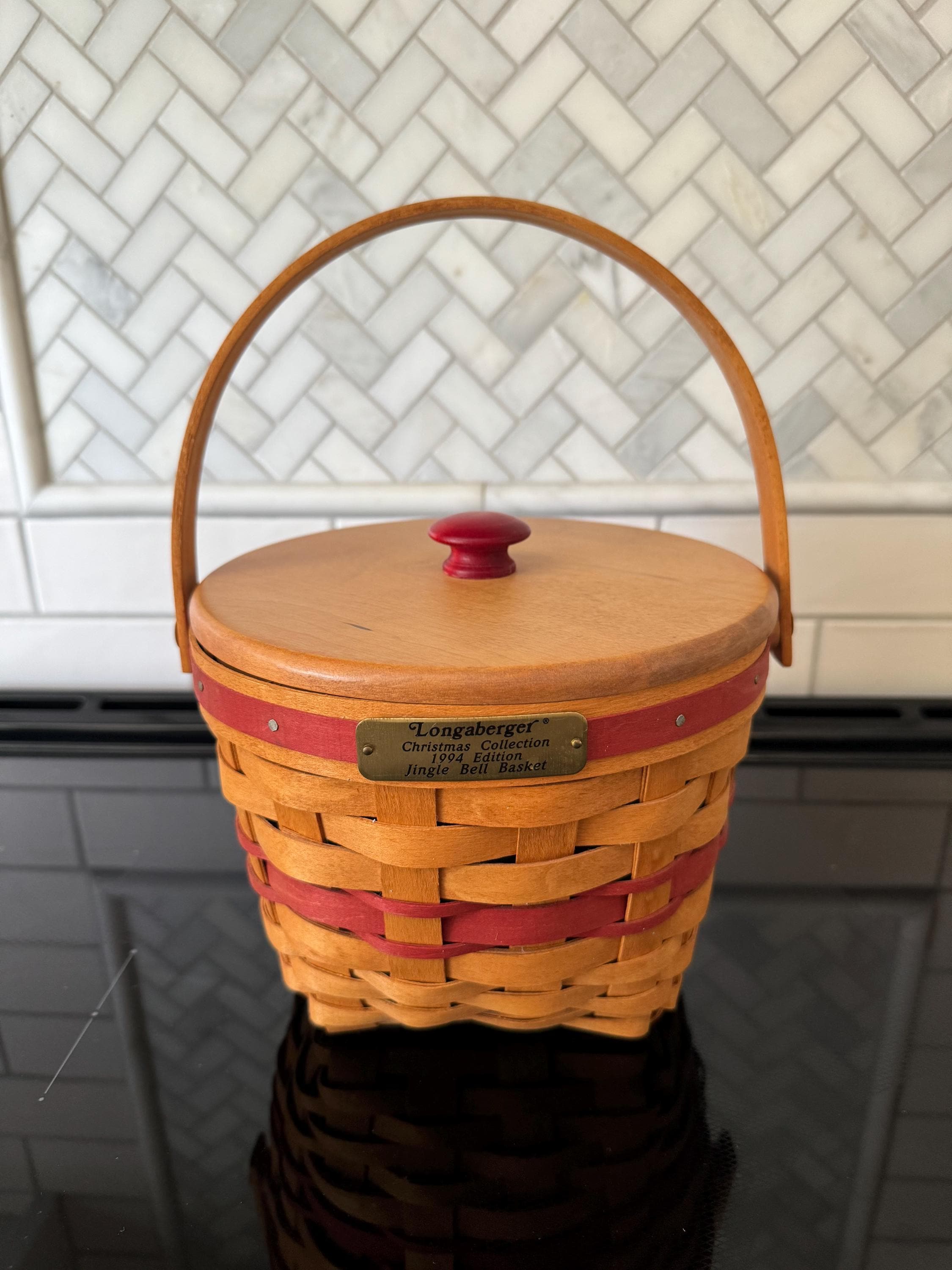 Longaberger Basket With Lid - Etsy