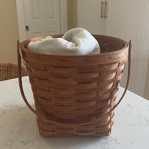 Large Longaberger Basket No Handles - Etsy