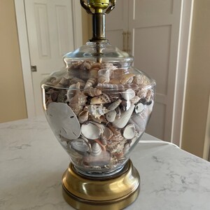 Clear glass sale ginger jar lamps