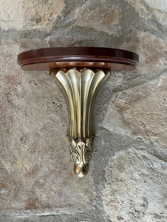 Wood sconce shelf deals