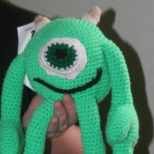Crochet Mike Wazowski Look-a-like