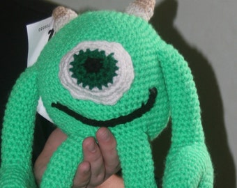Crochet Mike Wazowski Look-a-like