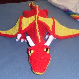 Gehäkelter Drache Amigurumi