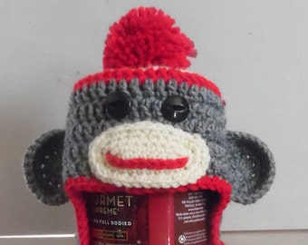 Newborn - Infant Sock Monkey Hat