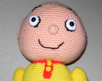 Caillou Inspired Stuffed Toy Crochet Pattern