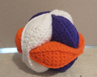 Multi Color Crochet Puzzle Ball