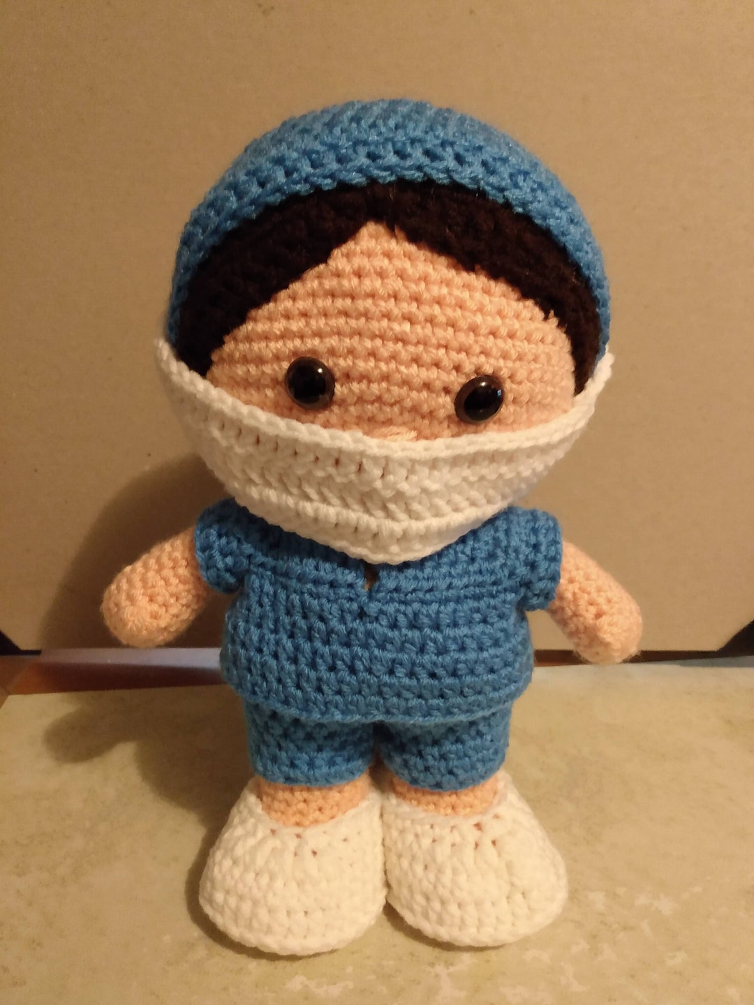 リオン　編みぐるみ　ナース　ドクター　助産師　ハンドメイド il_1080xN.2694944361_42r7.jpg