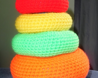 Crochet Stacking Ring Toy