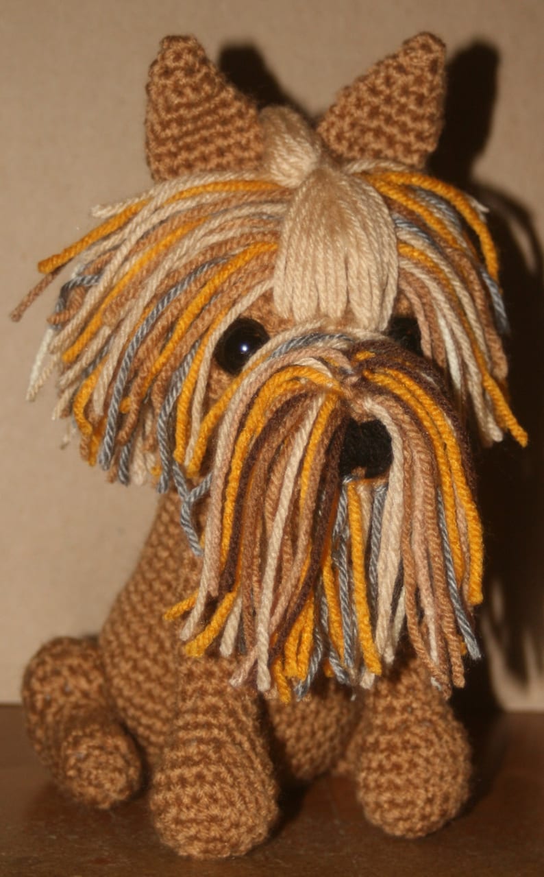 Crochet Stuffed Yorkie Etsy