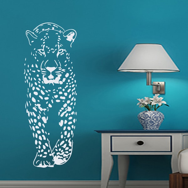 Leopard Wall Decal Etsy