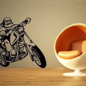 Biker Wall Decals Harley Man Decal Vinyl Sticker Home Decor Art Bedroom Decals Chu1423