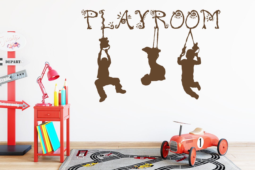 Playroom Wall Decals Childrens Decal Nursery Vinyl Sticker Etsy