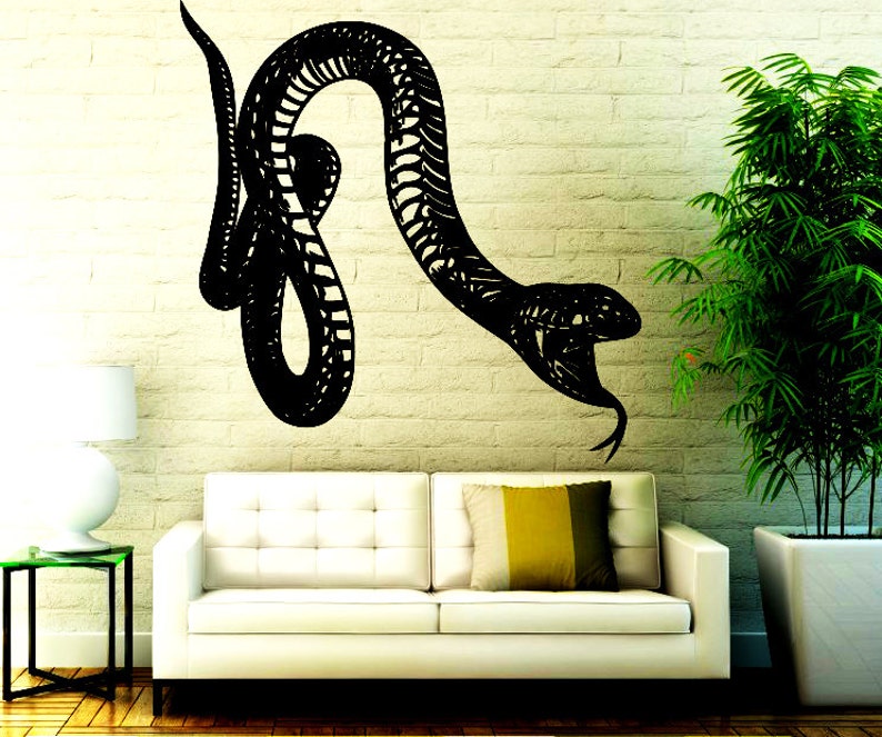 SNAKE Wall Decals Animal Decal Home Vinyl Stickers Bedroom Art Etsy