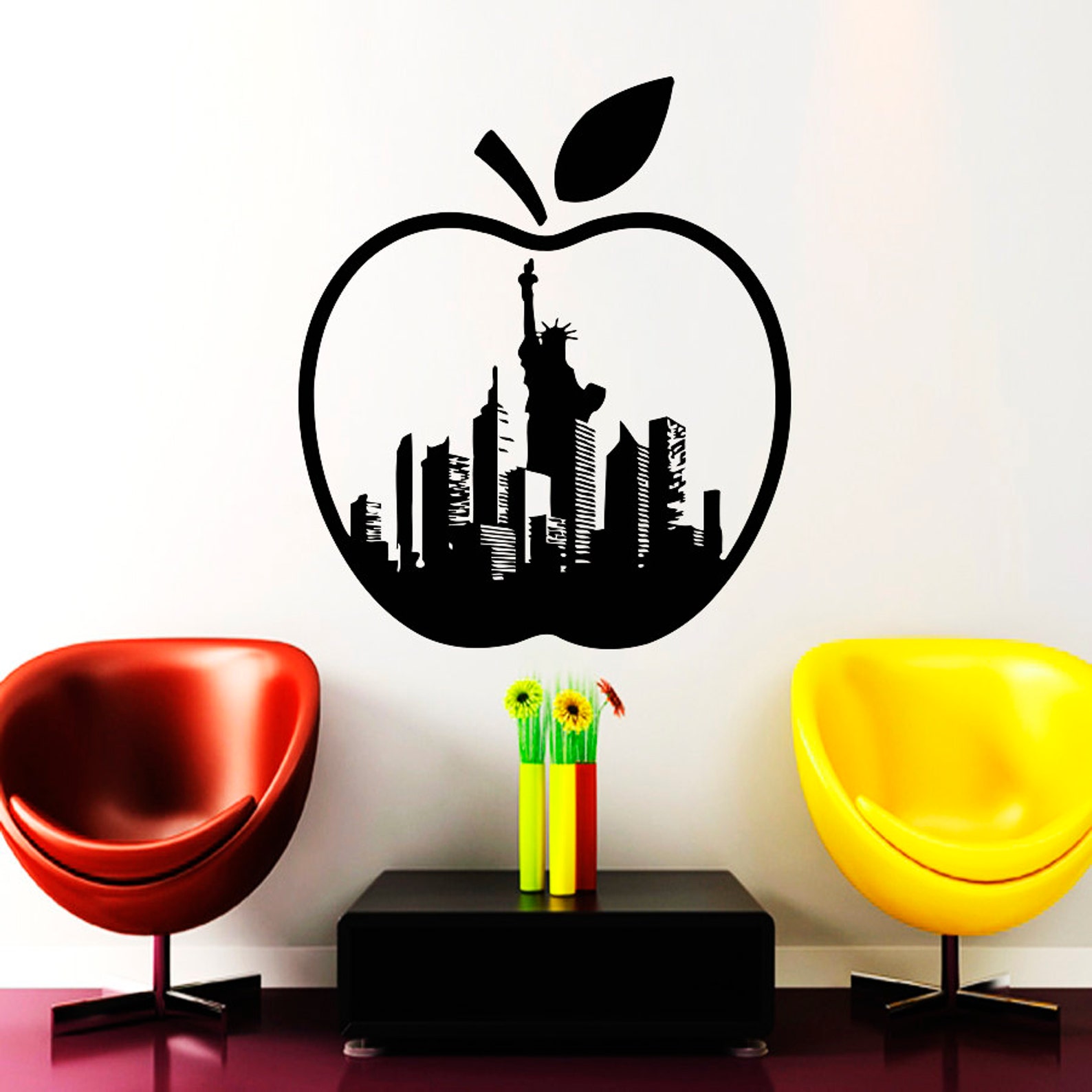 WALL Decals New York City Vinyl Stickers Home Decals Nursery | Etsy