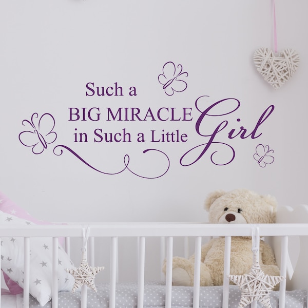 Miracle Wall Decal Etsy