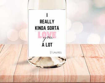 Etiquetas de cerveza para el día de San Valentín / Tarjeta divertida para el día de San Valentín / Regalo de San Valentín para él o para ella / Idea de regalo para el día de San Valentín para esposa que puedes hacer tú mismo