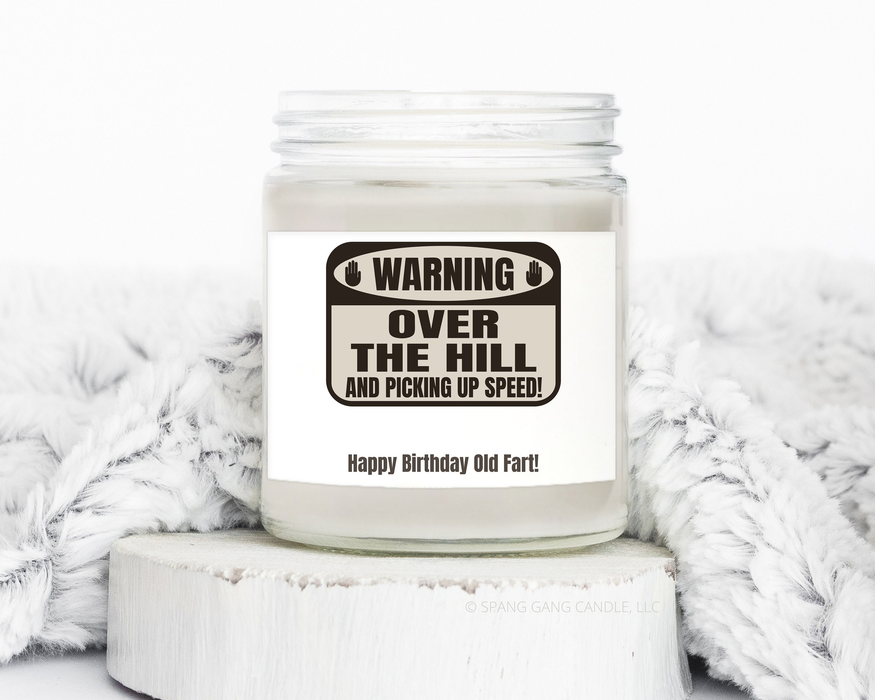 Over the Hill Gift Idea | Funny Birthday Gift Champagne Label |  Personalized Label | 60th Birthday Her | 50th | 40th Birthday Party Decor -  Etsy, image size:3000x2400