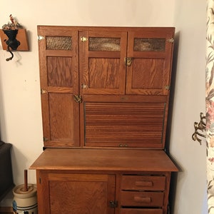 Farmhouse store hoosier cabinet