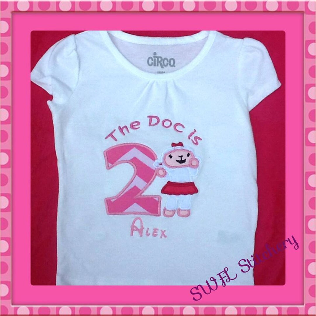 Doc Mcstuffins Lambie Birthday Tshirt Etsy