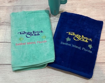 Tortuga Beach Club Beach Towel