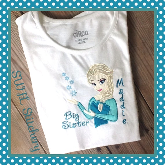 Elsa from Frozen Big Sister Tshirt