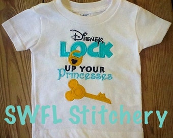 Disney, Lock up your Princesses Shirt