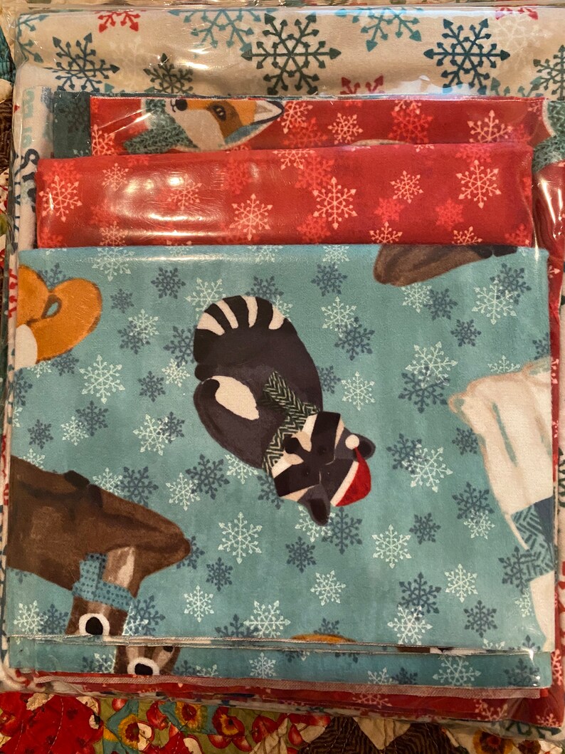 Personal Stash Sales Quilt Fabric Quilt Kit Flannel Warmin up Winter Etsy