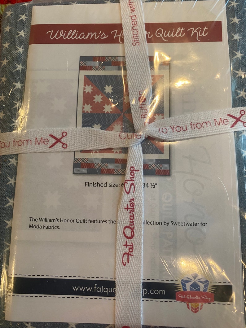 Personal Stash Sales Quilt Fabric Quilt Kit Moda Williams Honor Quilt