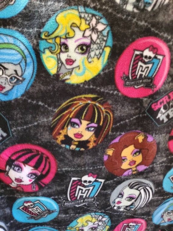 Monster High Screm Team Fleece Fabric RARE VHTF BTY Etsy Canada