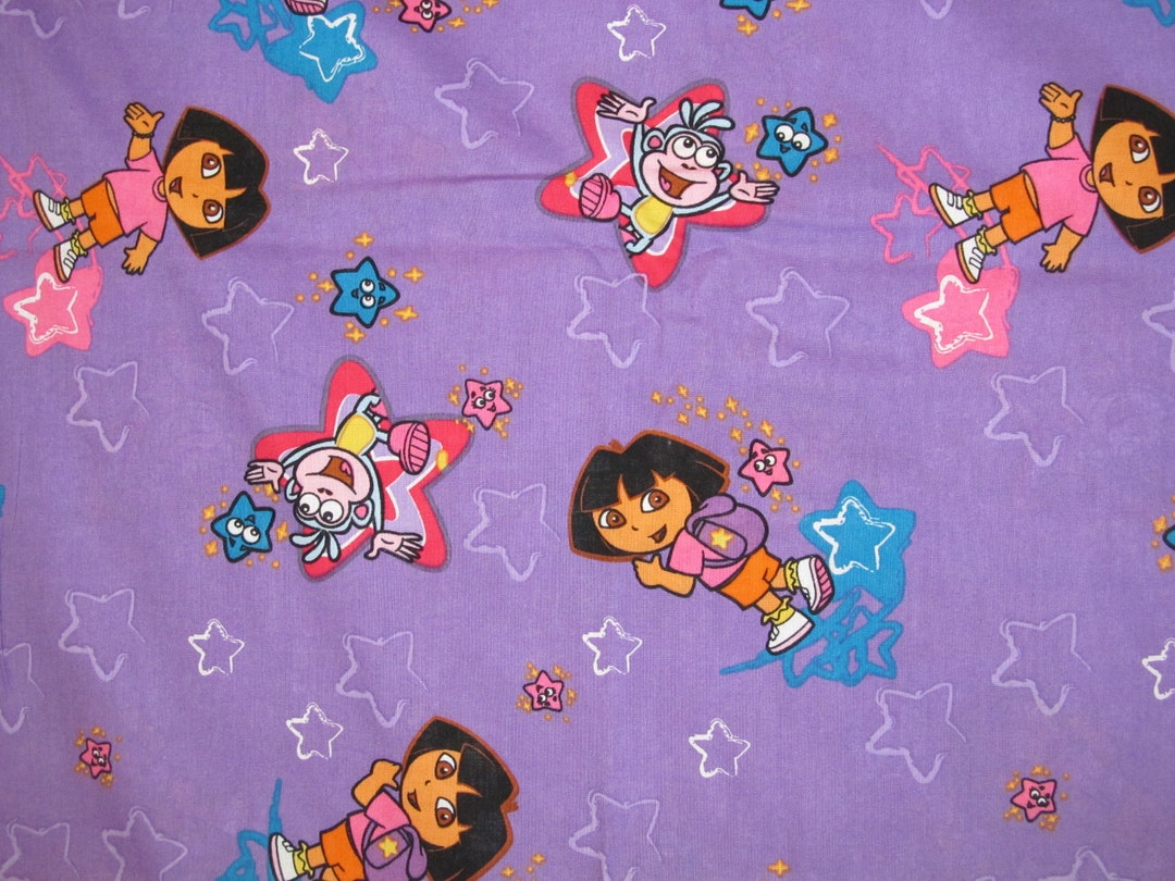 Dora the Explorer and Boot Cotton Fabric BTY RARE VHTF - Etsy