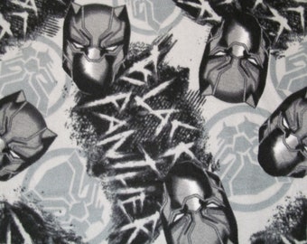 Black Panther Fleece Fabric BTY RARE VHTF