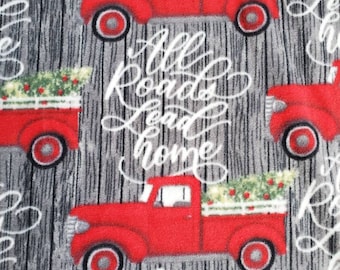 All Roads Lead Home Fleece Fabric 1 yard + 18 inches RARE VHTF