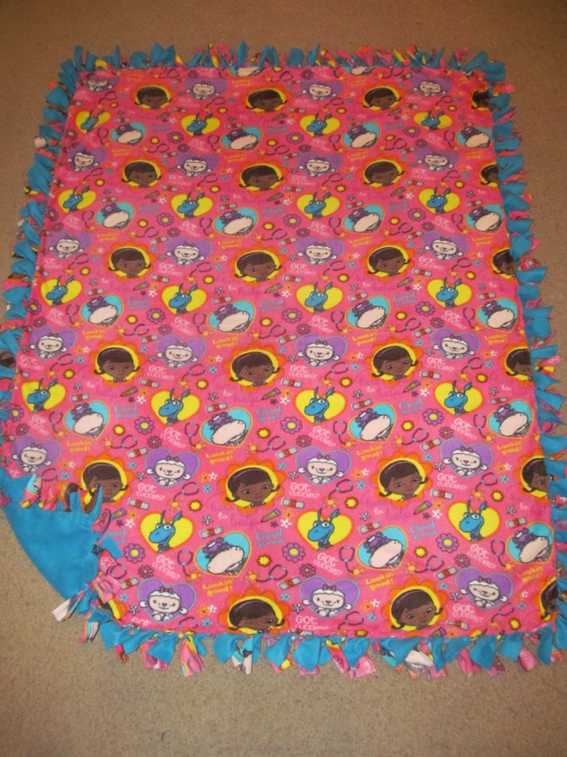 doc mcstuffins fleece blanket