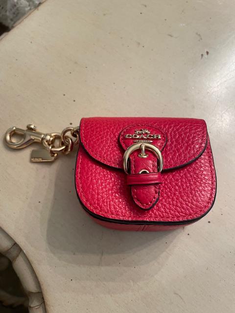 Vintage Coach Leather Charm - Etsy