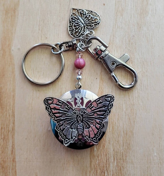 Butterfly Locket Diffuser Key Ring