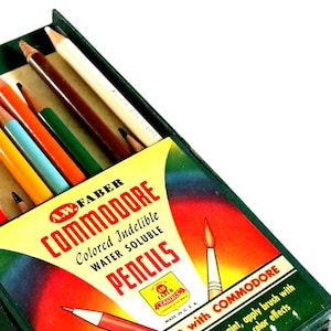 Vintage AW Fabre Colored Pencils Box. Colored Pencil Set. Drawing Pencils. Old Pencils. Vintage Coloring. Art Journaling. Art Pencils.