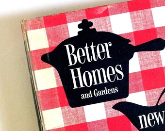 Vintage Better Homes and Gardens New Cook Book. Vintage Cookbooks. Binder Book. Junk Journaling. Book Journal. Vintage Kitchen Ephemera.