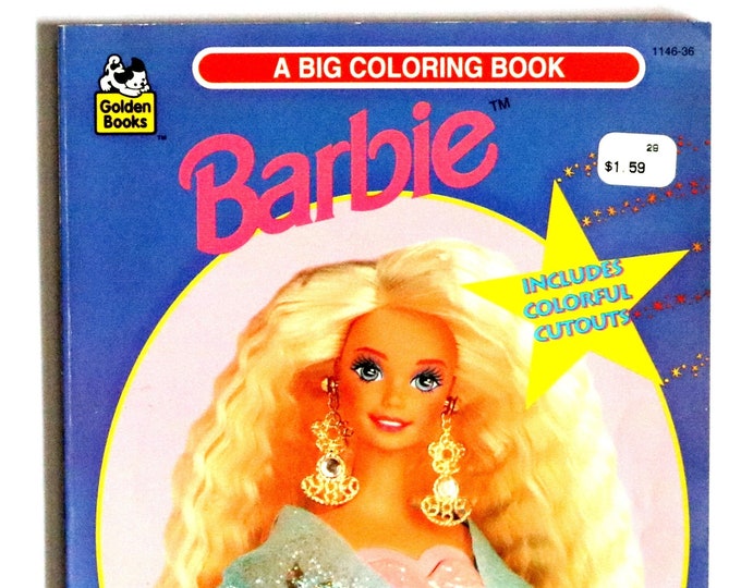 Vintage Barbie Coloring Book. Coloring Pages. Vintage Children's Books ...