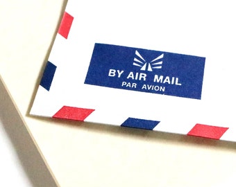 Vintage Air Mail Paper Set. Air Mail Envelopes. Vintage Ephemera. Junk Journal Paper. Journaling Paper. Writing Paper. Stationery Paper.