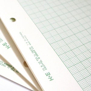 Custom Logo Printed 1/10 one Tenth Inch Scale Graph Paper Pad 8.5