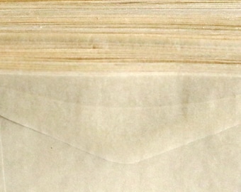 Vintage Glassine Envelopes. Journal Envelopes. Stationery Envelope. Junk Journal Paper. Journal Supplies. Journaling Paper. Vintage Ephemera